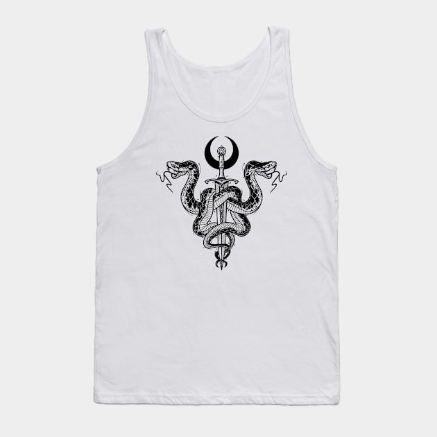 Sword Of Serpents Tank Top by Scottconnick